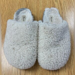 Madewell Layne Shearling Clogs, size 7